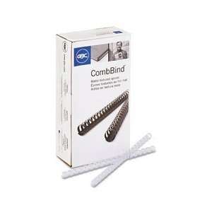  GBC Premium Matte CombBind Binding Spines, 0.5 Inch Spine 