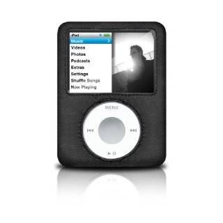   Hard shell Leather Case for iPod Nano 3G (Black) by Griffin Technology