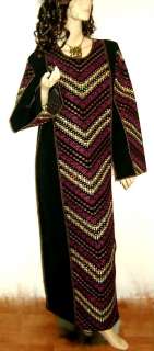 DESERT Embroidery Kaftan Abaya Dress Jilbab M L XL XXL  