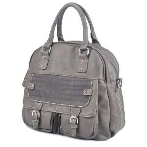 LTP00602TP Taupe Deyce Belloria Quality PU Women Satchel Bag Handbag 
