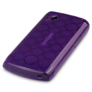 GEL CASE COVER FOR SAMSUNG S8530 WAVE II WAVE 2 PURPLE