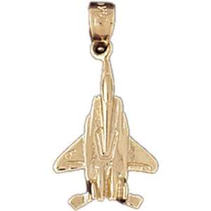   14K Gold Pendant Air Craft Inspired 0.8   Gram(s): CleverEve: Jewelry