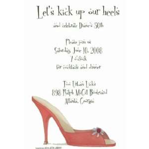   Stevie Streck Designs A709W Red High Heel with Jewel