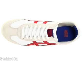 ASICS SHOES ONITSUKA TIGER MEXICO 66 WHITE / RED SIZE 6  