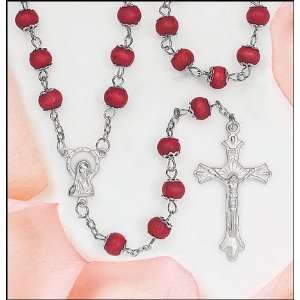 Blessed By Pope Benedict XVI Rose Petal Rosary with Double 