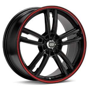   (Matte Black w/ Red Stripe) Wheels/Rims 5x100/114.3 (443 770 0245BK