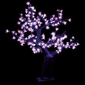    2.5 ft. Pre lit LED Cherry Blossom Tree   Pink