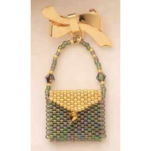 La Petite Purse Pin kit   La Golden Autumn (peyote beads with 