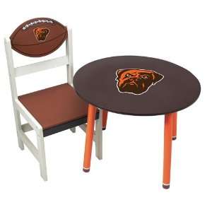   CLEVELAND BROWNS OFFICIAL KIDS SIZE TEAM LOGO TABLE