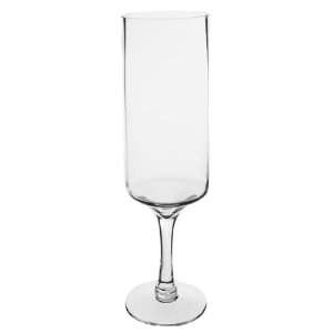 Hurricane Candle Holder, Vases, H 16, Open D 5, Clear (4 PCS 