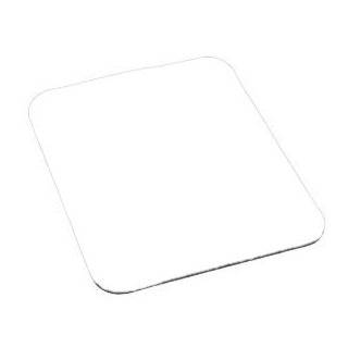  Single Circular Blank Mouse Pad   White