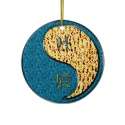 Pisces / Yin Wood Ox Christmas Ornament  