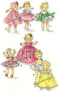 Doll Clothes Pattern Ginny Muffie Alexander Kins #2  
