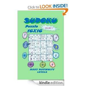 Sudoku Puzzle 16X16, Volume 1 YobiTech Consulting  Kindle 