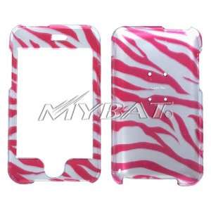 iPod Touch 2nd 3rd Generation Zebra Skin Hot Pink 2D Silver Phone 