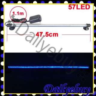 Submerged 57 LED Lights Fish Aquarium Blue Lighting Bar 18.7inch 1 