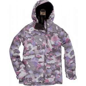  686 Acc Empire Insulated Snowboard Jacket Orchid Print 