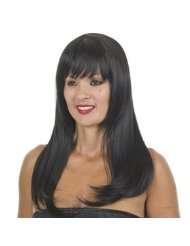   Wig Black  Heat Styleable  Face Framing  70s Hairstyle Fashion Wig