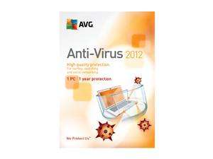    AVG Anti Virus 2012   1 User