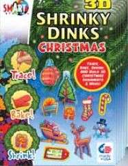 3D Christmas Shrinky Dinks New Snowman, Tree, Angel, Wreath, Santa 