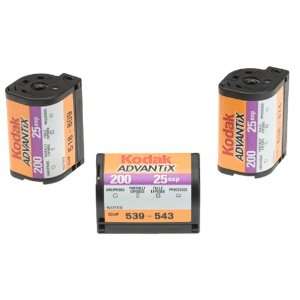 Kodak Advantix 200 Speed 25 Exposure APS Film (3 Pack 