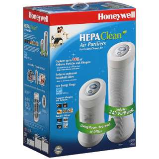 Honeywell HHT 1500 HEPAClean™ Air Purifiers Two Unit Combination 