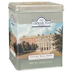 Ahmad Tea Ceylon Earl Grey Aromatic Tea (White Tin Box) 500gr  