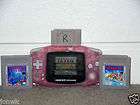 GAME BOY ADVANCE SYSTEM PINK WITH 2 GAMES