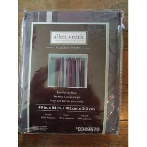 Allen + Roth Allison Stripe Rod Pocket Panel 40 x 84
