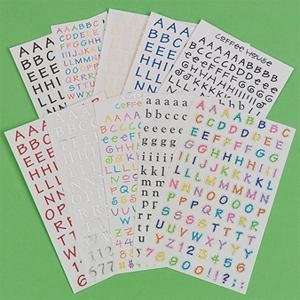   Letteriffic   Assorted Letter Stickers Arts, Crafts & Sewing
