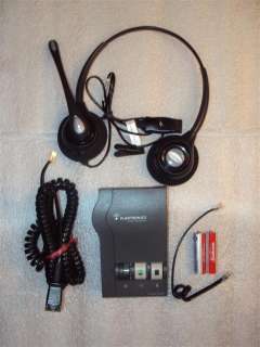 Plantronics M22 Amplifier with cords + H261N Noise Canceling Headset 