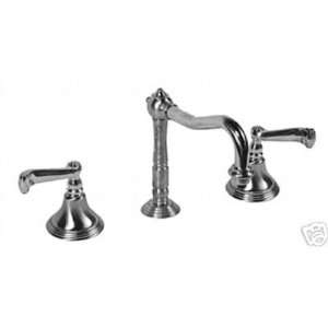   Pop Up Drain Bathroom Faucet With Lever Handles Antique Brass Finish