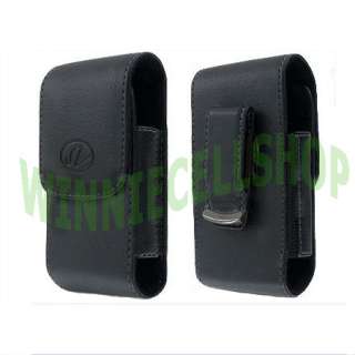 Black Vertical Leather Belt Clip Case Pouch Cover for APPLE IPHONE 4S 