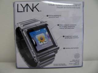 NEW LunaTik Lynk Silver   Wrist Watch Case & Strap for Apple iPod 