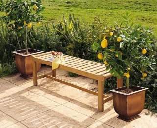 55 Inches Long   Backless Bench Outdoor   A Grade Teak