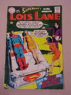 Vintage 1968 Superman Comic Book Lois Lane DC Apr No.82  