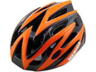 Merida Sport Bicycle Cycling Adult Helmet ORANGE sz L M87  
