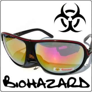 Biohazard Mens Aviator Vintage Stylish Sunglasses 77110  