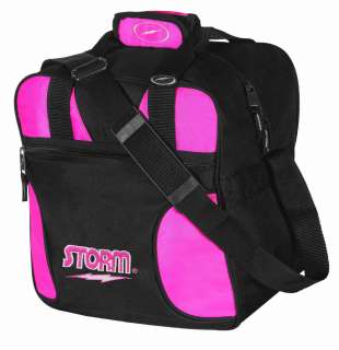 Storm SOLO Black & Pink Single Tote 1 Ball Bowling Bag  