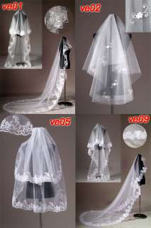 Styles Tull WHITE/IVORY MANTILLA Bridal Wedding Veils  