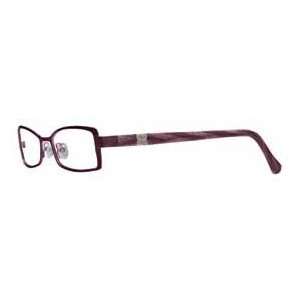 BCBG DELFINA Eyeglasses Aubergine Frame Size 50 17 135 