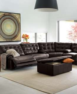 Dylan Living Room Furniture Sets & Pieces, Reclining   Leather   Sofas 