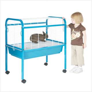 Prevue Hendryx Jumbo Small Animal Cage on Stand with Casters  33x22x37 