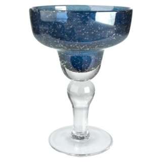   Glass Margarita Glasses Set of 6   Slate Blue.Opens in a new window