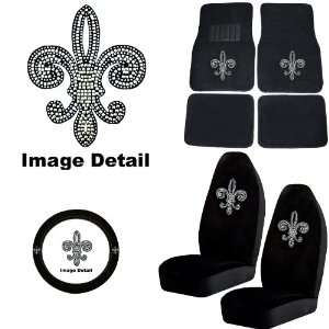   Bling Car Truck SUV Floor Mats Universal fit Bucket Seat Covers