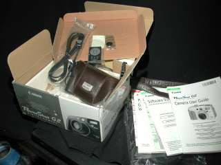 Canon PowerShot G2 Pro 4.0 MP Digital SLR Camera   Black Boxed mint 