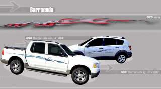 BARRACUDA Vehicle Vinyl Graphics Decals Car Truck SUV  