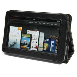 Black Folio Case Carry Cover with Stand for  Kindle Fire 7 inch 