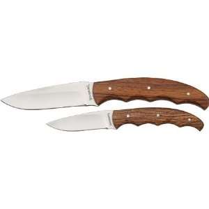 Browning Knives 585 Hunter Combo Fixed Blade Set With Rosewood Handles