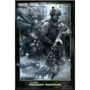 Call Of Duty Modern Warfare 2   Framed Gaming Poster (Collage   Game 
